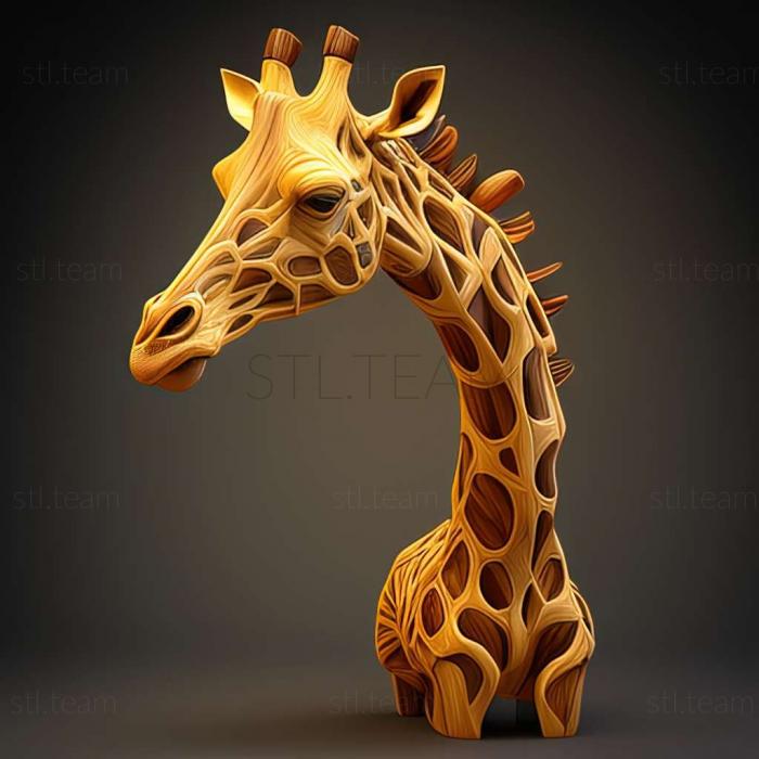 3D model giraffe (STL)